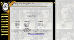 Desktop Screenshot of orangecountydressageassociation.com